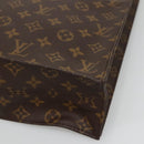 LOUIS VUITTON Monogram Sac Plat Hand Bag M51140 LV Auth 134747-9