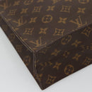 LOUIS VUITTON Monogram Sac Plat Hand Bag M51140 LV Auth 134747-14