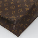 LOUIS VUITTON Monogram Sac Plat Hand Bag M51140 LV Auth 134747-16