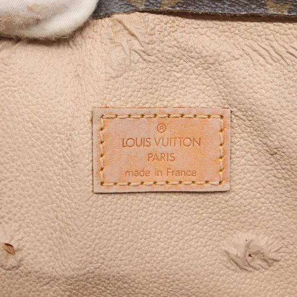 LOUIS VUITTON Monogram Sac Plat Hand Bag M51140 LV Auth 134747