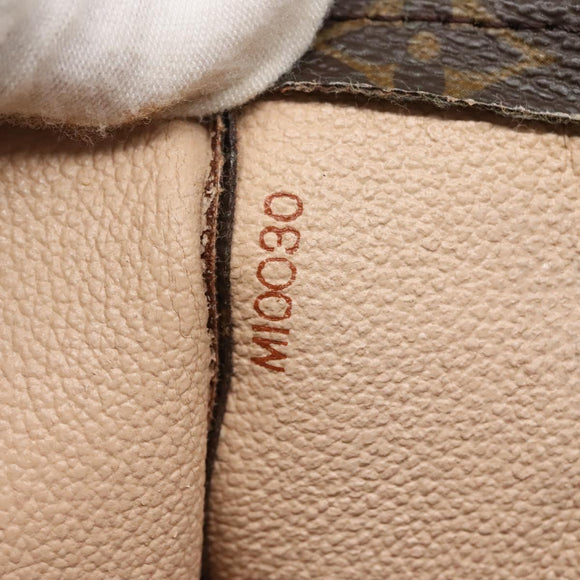 LOUIS VUITTON Monogram Sac Plat Hand Bag M51140 LV Auth 134747