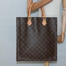 LOUIS VUITTON Monogram Sac Plat Hand Bag M51140 LV Auth 134747-19