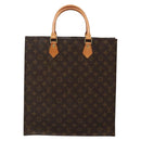LOUIS VUITTON Monogram Sac Plat Hand Bag M51140 LV Auth 134747-13