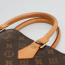 LOUIS VUITTON Monogram Sac Plat Hand Bag M51140 LV Auth 134747-8