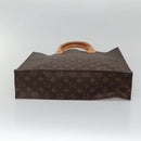 LOUIS VUITTON Monogram Sac Plat Hand Bag M51140 LV Auth 134747-5