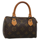 LOUIS VUITTON Monogram Mini Speedy Hand Bag M41534 LV Auth 134754-1