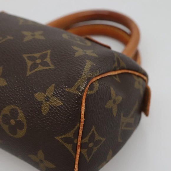 LOUIS VUITTON Monogram Mini Speedy Hand Bag M41534 LV Auth 134754