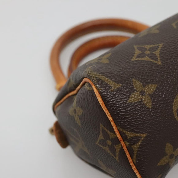 LOUIS VUITTON Monogram Mini Speedy Hand Bag M41534 LV Auth 134754