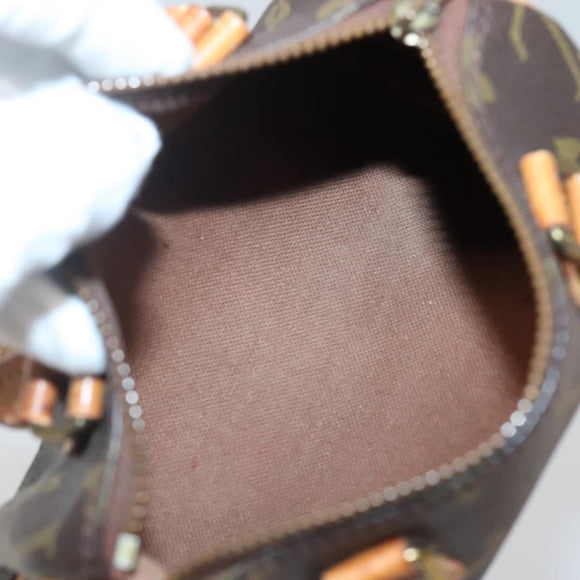 LOUIS VUITTON Monogram Mini Speedy Hand Bag M41534 LV Auth 134754
