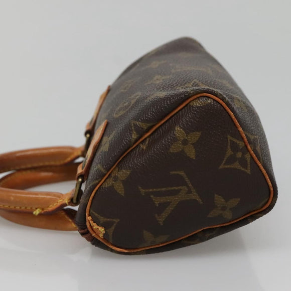 LOUIS VUITTON Monogram Mini Speedy Hand Bag M41534 LV Auth 134754