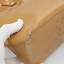 LOUIS VUITTON Monogram Vernis Reade PM Hand Bag Noisette M91334 LV Auth 134756-16