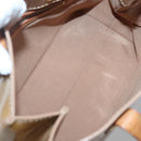 LOUIS VUITTON Monogram Vernis Reade PM Hand Bag Noisette M91334 LV Auth 134756-11