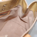 LOUIS VUITTON Monogram Vernis Reade PM Hand Bag Noisette M91334 LV Auth 134756-17