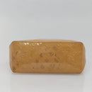 LOUIS VUITTON Monogram Vernis Reade PM Hand Bag Noisette M91334 LV Auth 134756-5