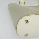 LOUIS VUITTON Epi Plage Mini Lagoon Bay Hand Bag White M92263 LV Auth 134761-9