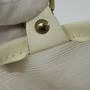 LOUIS VUITTON Epi Plage Mini Lagoon Bay Hand Bag White M92263 LV Auth 134761-12