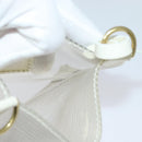 LOUIS VUITTON Epi Plage Mini Lagoon Bay Hand Bag White M92263 LV Auth 134761-22