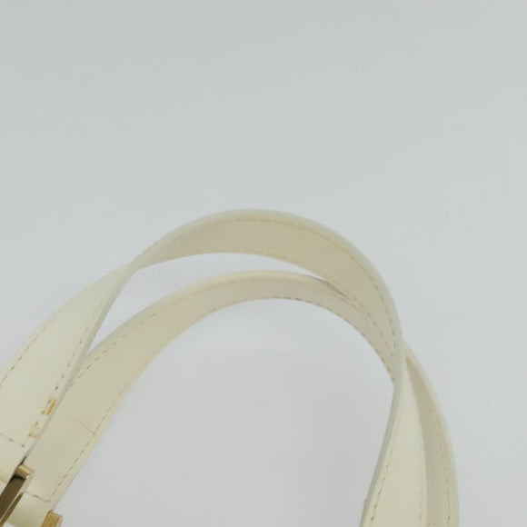 LOUIS VUITTON Epi Plage Mini Lagoon Bay Hand Bag White M92263 LV Auth 134761