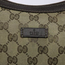 GUCCI GG Canvas Shoulder Bag Beige Gold 181092 Auth 134763-19