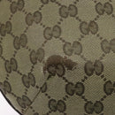 GUCCI GG Canvas Shoulder Bag Beige Gold 181092 Auth 134763-10