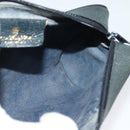 GUCCI GG Supreme Sherry Line Shoulder Bag PVC Navy Gold 68 02 004 Auth 134764-19