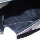 GUCCI GG Supreme Sherry Line Shoulder Bag PVC Navy Gold 68 02 004 Auth 134764-11