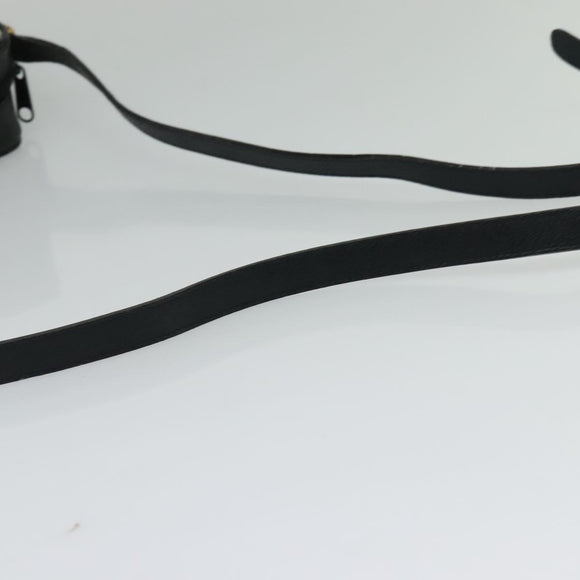 GUCCI GG Supreme Sherry Line Shoulder Bag PVC Navy Gold 68 02 004 Auth 134764