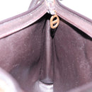 Christian Dior Trotter Canvas Shoulder Bag Brown Gold Auth 134767-18