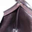 Christian Dior Trotter Canvas Shoulder Bag Brown Gold Auth 134767-19