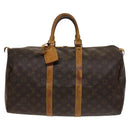LOUIS VUITTON Monogram Keepall 45 Boston Bag M41428 LV Auth 134772-13