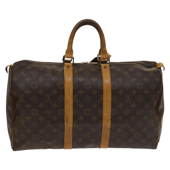 LOUIS VUITTON Monogram Keepall 45 Boston Bag M41428 LV Auth 134772
