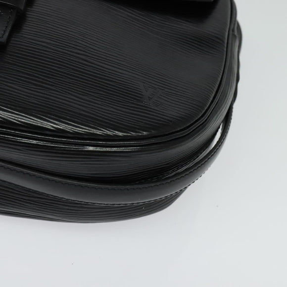 LOUIS VUITTON Epi Jeune Fille MM Shoulder Bag Black M52152 LV Auth 134781