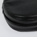 LOUIS VUITTON Epi Jeune Fille MM Shoulder Bag Black M52152 LV Auth 134781-16