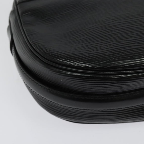 LOUIS VUITTON Epi Jeune Fille MM Shoulder Bag Black M52152 LV Auth 134781