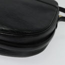 LOUIS VUITTON Epi Jeune Fille MM Shoulder Bag Black M52152 LV Auth 134781-17
