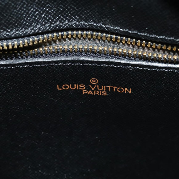LOUIS VUITTON Epi Jeune Fille MM Shoulder Bag Black M52152 LV Auth 134781