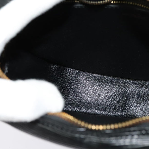 LOUIS VUITTON Epi Jeune Fille MM Shoulder Bag Black M52152 LV Auth 134781