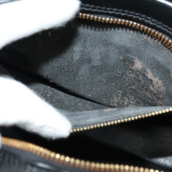 LOUIS VUITTON Epi Jeune Fille MM Shoulder Bag Black M52152 LV Auth 134781