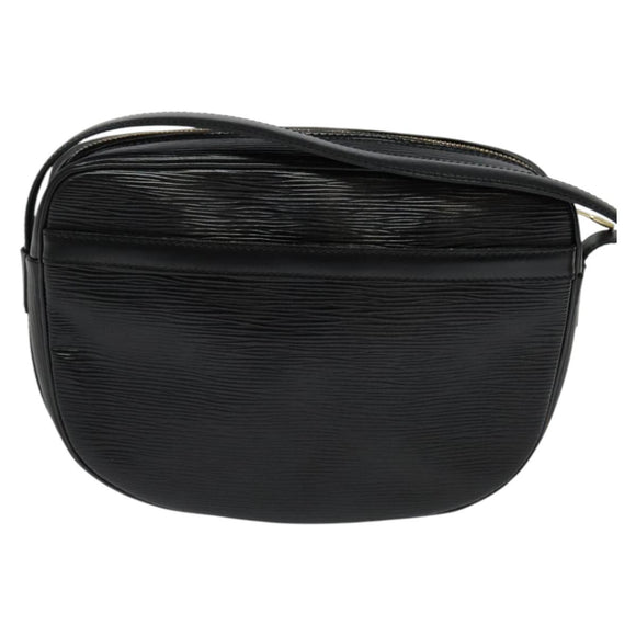 LOUIS VUITTON Epi Jeune Fille MM Shoulder Bag Black M52152 LV Auth 134781