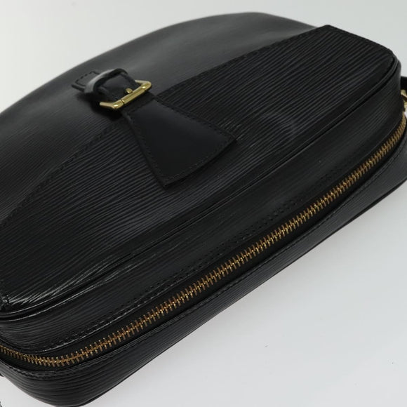 LOUIS VUITTON Epi Jeune Fille MM Shoulder Bag Black M52152 LV Auth 134781