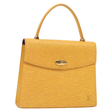 LOUIS VUITTON Epi Malesherbes Hand Bag Tassili Yellow Jonne M52379 Auth 134782