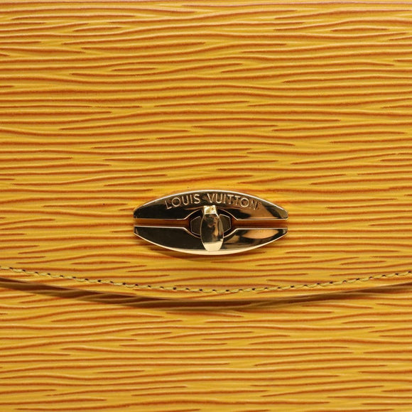 LOUIS VUITTON Epi Malesherbes Hand Bag Tassili Yellow Jonne M52379 Auth 134782