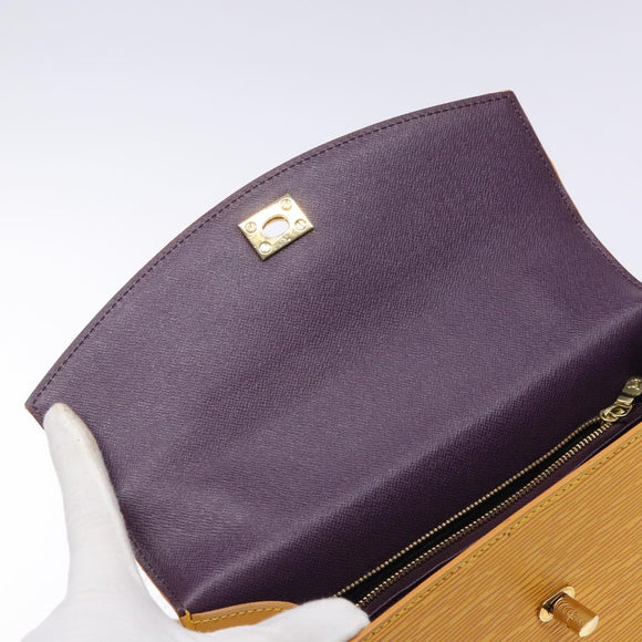 LOUIS VUITTON Epi Malesherbes Hand Bag Tassili Yellow Jonne M52379 Auth 134782