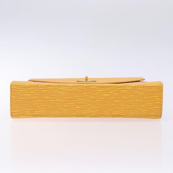 LOUIS VUITTON Epi Malesherbes Hand Bag Tassili Yellow Jonne M52379 Auth 134782