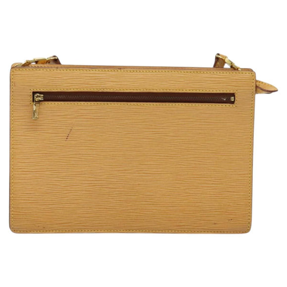 LOUIS VUITTON Epi Angian Shoulder Bag Beige M52116 LV Auth 134788