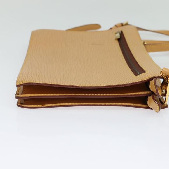 LOUIS VUITTON Epi Angian Shoulder Bag Beige M52116 LV Auth 134788