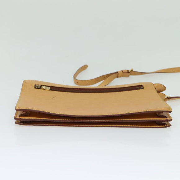 LOUIS VUITTON Epi Angian Shoulder Bag Beige M52116 LV Auth 134788