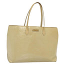 LOUIS VUITTON Monogram Vernis Wilshire MM Hand Bag Broncorail M91441 Auth 134792-1