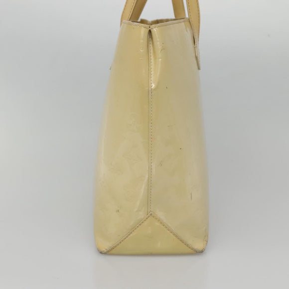 LOUIS VUITTON Monogram Vernis Wilshire MM Hand Bag Broncorail M91441 Auth 134792