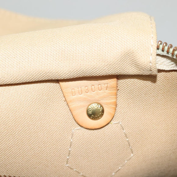 LOUIS VUITTON Damier Azur Speedy 30 Hand Bag N41533 LV Auth 134794